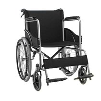 可孚折叠轻便轮椅老人残疾人旅行代步便携轮椅手推车代步车免安装(黑色)