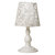 莎芮 欧式家居创意复古铁艺风灯蜡烛烛台浪漫烛光晚餐婚庆道具摆件礼物(KX8029白色)