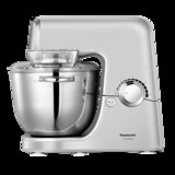 松下(Panasonic)和面厨师家用全自动多功能料理机 打奶油机打蛋器 多功能搅拌机 MK-HKM200(银色 热销)