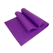 夏拓5MM瑜伽垫 防滑 无毒PVC瑜伽垫 瑜伽毯 送网袋(紫色 PVC)