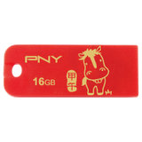 必恩威（PNY） 马年限量版 16G迷你威盘(红色)