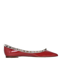 Valentino女士红色铆钉平底鞋 RW2S0403-VNW-R1935红 时尚百搭