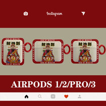 新年款发财财神爷适用于AirPodspro蓝牙耳机保护套苹果1/2代通用磨砂3代软壳(财神爷 保护套 AirPods 3代(新款))