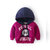 宝宝卡通卫衣 冬装新款男童童装儿童加绒加厚上衣wt9025(140 紫红色)