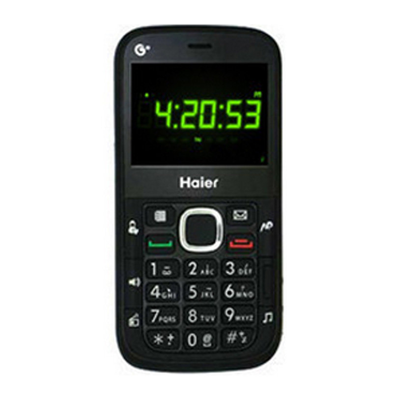海尔(haier)m370 移动3g 大字体大按键 大声老人机(黑)图片展示-国美