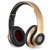 L1头戴式蓝牙耳机 无线运动折叠插卡立体声音乐蓝牙耳机 智能降噪 FM收音机 插卡MP3 电脑 手机 平板电脑 智能电视(金色)