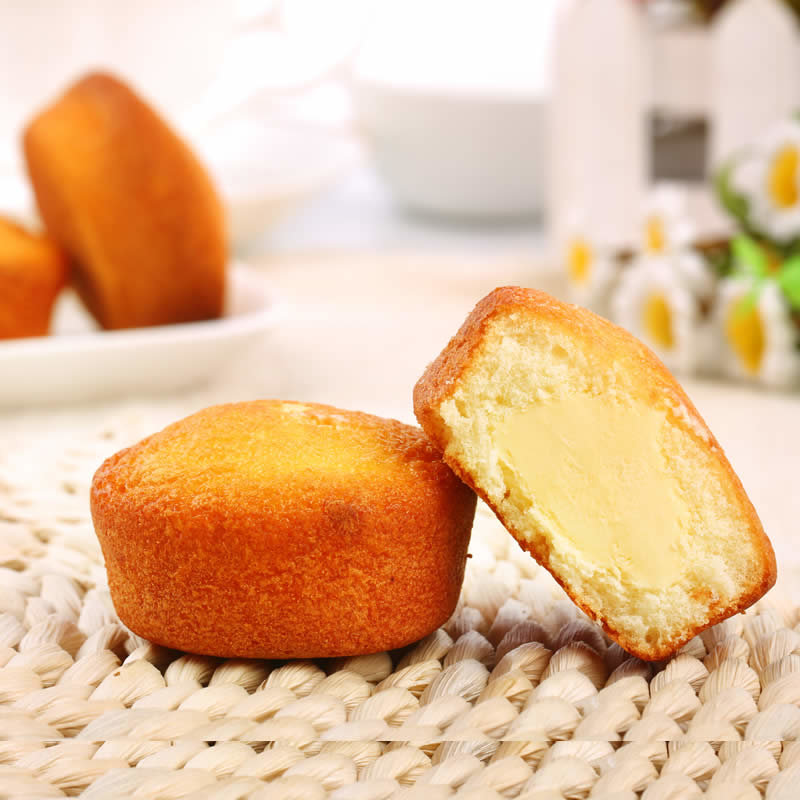 三辉麦风芯动蛋黄派夹注心实惠派蛋糕早餐食品茶糕点零食 香蕉味111