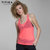TITIKA瑜伽服夏季新款健身运动吊带瑜伽背心女性感吸湿排汗健身服63510(荧光红 XS)