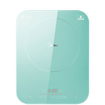 美的(Midea)炫彩电磁炉 C21-Micca701/702/703魅彩恒匀 彩色面板九档滑控火力调节(C21-Micca701 晨雾绿)