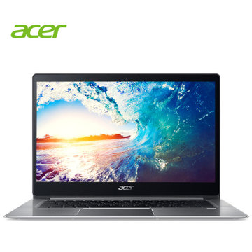 宏碁（Acer）蜂鸟Swift3 14英寸全金属轻薄笔记本电脑SF314 八代处理器/PCIe固态/IPS高清/背光键盘(金属银 i5/8G/256G/独显)
