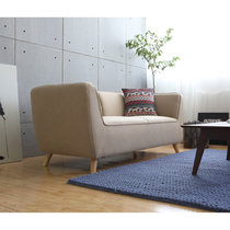 TIMI天米北欧布艺沙发 时尚简约沙发 创意沙发 小户型沙发组合(奶茶色 三人180cm)