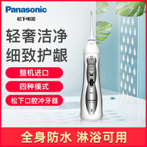 松下（Panasonic）EWM1411 新品电动冲牙器洗牙 水牙线牙齿清洁器口腔冲洗器便携洁牙器 家庭洗(白色 热销)