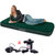 美国INTEX66950 绿色植绒空气床 内置脚泵 充气床垫 防潮垫(标配+车载电泵)