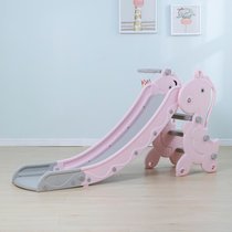 儿童室内滑滑梯游乐场滑梯恐龙滑梯家用多功能宝宝滑梯组合玩具(恐龙粉滑梯 默认版本)