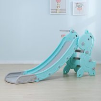 儿童室内滑滑梯游乐场滑梯恐龙滑梯家用多功能宝宝滑梯组合玩具(恐龙蓝滑梯 默认版本)