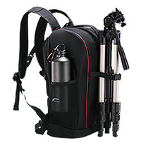 CADEN卡登 佳能70D 5D3 7D 6D 尼康D810 专业单反相机包 防盗 大容量 双肩摄影背包 单反包(小号 K6)