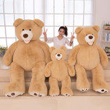 美国大熊毛绒2.6米陈乔恩同款泰迪熊公仔生日礼物礼品林嘉欣玩具(棕熊 高140cm)