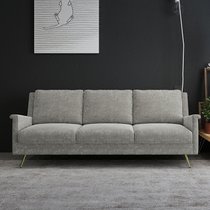 TIMI 天米 北欧简约沙发 轻奢布艺沙发 小户型时尚沙发组合(浅灰色 单人位沙发)