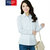 BRIOSO新款衬衫女士牛津纺纯色衬衫 女衬衫百搭商务衬衫(BNJF001)