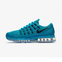 耐克男鞋NIKE MAX 2016男子全掌气垫跑步鞋女鞋运动鞋806771(孔雀蓝)