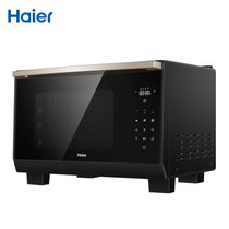 海尔 (Haier) 蒸箱烤箱二合一 HSO-25D 电蒸箱台式 蒸烤箱 家用智能大容量多功能蒸汽烤箱(黑色)