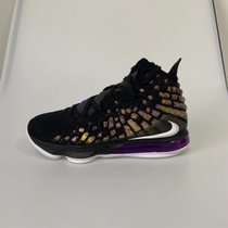 耐克男鞋 Nike Lebron LBJ17詹姆斯17代湖人黑紫篮球鞋 BQ3178-004(黑色 40)