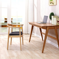 TIMI天米 实木书桌 全白橡木办公桌 日式抽屉书桌 白橡木学习桌(原木色 书桌)