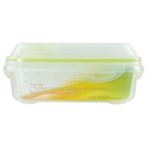 甜厨   真空保鲜盒塑料微波炉饭盒便当盒   长方形  940ML  TCVSB01011
