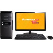 联想(Lenovo) 锋行K410飚速版台式电脑 （i3-2130 4G内存 1TB硬盘 1G独显 DVD刻录 正版Win8  23英寸宽屏）