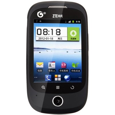 中兴（ZTE）U805手机（橡胶黑）