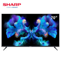 夏普（SHARP）4T-M70M5PA 70英寸 日本原装面板 4K超高清杜比音效手机投屏 智能网络平板液晶电视