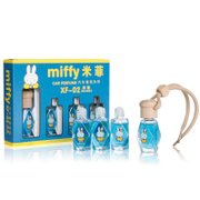 米菲（Miffy）XF-02浪漫款天然植物精油汽车挂式香水（4瓶装）