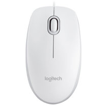 罗技(Logitech) M100r 鼠标 白色 有线鼠标 办公鼠标 对称鼠标 大手鼠标