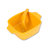 极牛环保安全可降解玉米型PLA儿童训练餐具欧美双重认证套装(橙色1 碗勺两件套)