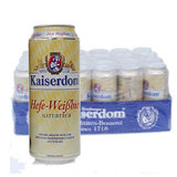 德国进口 恺撒/ Kaiserdom 白啤酒 500ml*24罐