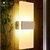 东联LED壁灯床头灯客厅卧室阳台过道楼梯创意简约现代墙壁灯B20(暖光12W小号黑色)