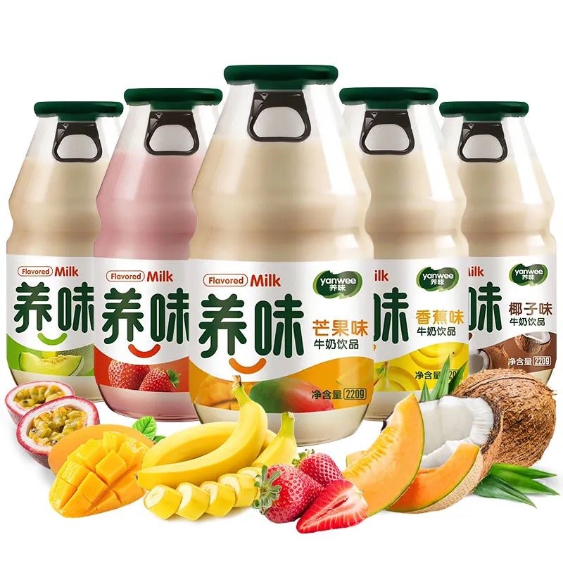 瓶6装草莓香蕉儿童早餐学生奶乳酸菌酸奶饮料养胃椰子味6瓶返回商品页