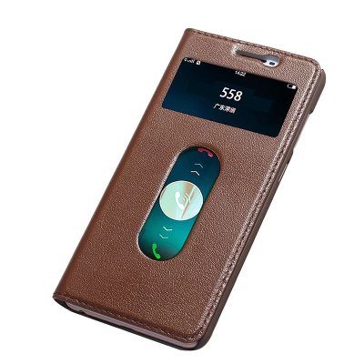 木木（MUNU） VIVO X7plus 5.7英寸 手机壳 手机套 保护壳 保护套 商务皮套 支架皮套 智能翻盖保护套(棕色)