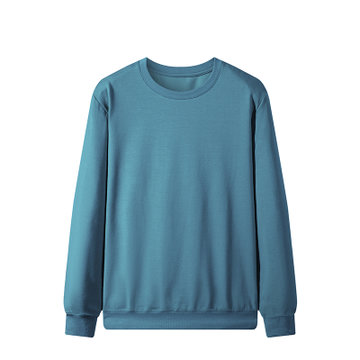 黛班秋季情侣款家居休闲卫衣潮流宽松百搭时尚运动圆领纯色衣服jwy01