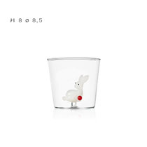 现货ICHENDORF 意大利进口圣诞玻璃水杯 ins风杯 家用杯子 圣诞树(圣诞兔 默认版本)