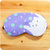 有乐B407简单卡通遮光睡眠眼罩纯棉透气眼罩冰袋护眼 缓解眼疲劳用lq300(紫色小猫)第2张高清大图