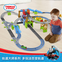 费雪托马斯小火车电动系列大师级培西多玩法轨道套装玩具GBN45(红色 版本)
