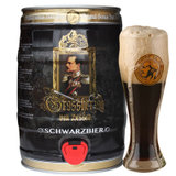 进口啤酒 德国黑啤 黑森公爵黑啤酒5L桶装德国黑啤酒