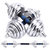 凯速 2017新款10-40KG电镀钢制哑铃 可自由拆卸组装 10-40KG重量自由搭配 健身器材运动新款蓝黑杆带连接杆(蓝黑杆30kg)