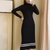 亲衣倾诚 2017新款韩版 半高领长袖针织衫修身纯色紧身套头毛衣女装针织打底衫 C144(黑色 XL)