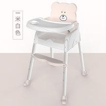 竹咏汇  可调高低宝宝餐桌座椅 儿童餐椅 多功能BB吃饭椅子婴幼儿用饭桌可折叠便携式(15)