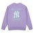 MLB男女同款 像素款蓝紫色NY卫衣31MTG2111-50VL码其他 百搭