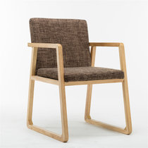 利尚 YLW30-2实木休闲椅靠背椅子现代简约北欧椅(常规 默认)