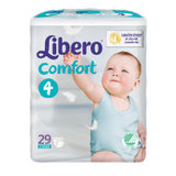 Libero/丽贝乐 婴儿纸尿裤（4号7-14kg）M29片/包