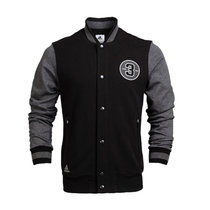 阿迪达斯adidas男装2016春新款棒球服运动夹克外套 AJ8230 AJ8231 AJ8232(黑 XL)